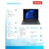 Laptop ThinkPad E16 G1 21JT000BPB W11Pro 7530U/16GB/512GB/AMD Radeon/16.0 WUXGA/Graphite Black/1YR Premier Support + 3YRS OS -9519502