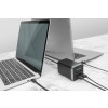 Ładowarka sieciowa uniwersalna, zasilacz GaN, 4 porty 2x USB-C 2x USB-A PD 3.0 150W Czarna-9519722