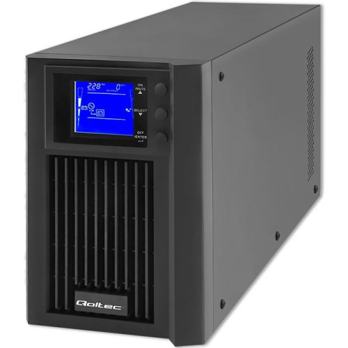 Zasilacz awaryjny UPS | On-line | Pure Sine Wave | 2kVA | 1.6kW |LCD | USB -9521415