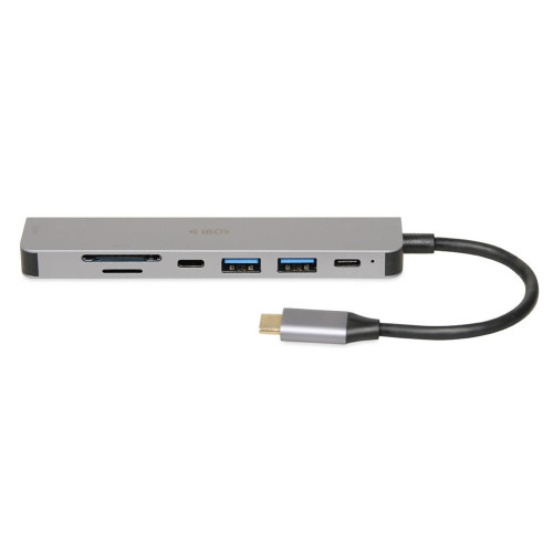 IBOX HUB USB IUH3SL4K SLIM USB3.2 HDMI 4K PD100W-9534451