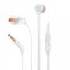 Słuchawki z mikrofonem JBL T110 Białe (kolor biały)-956658