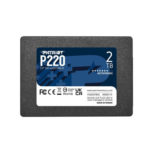 SSD PATRIOT P220 2TB SATA3 2,5" P220S2TB25-9564663