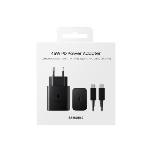 Samsung 45W Power Adapter, Black-9568451
