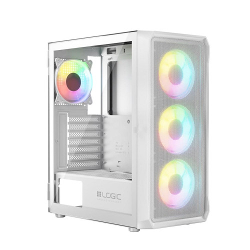 LOGIC OBUDOWA PORTOS ARGB MIDI USB 3.0 WHITE-9570132