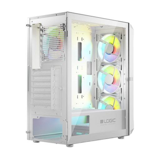 LOGIC OBUDOWA PORTOS ARGB MIDI USB 3.0 WHITE-9570135