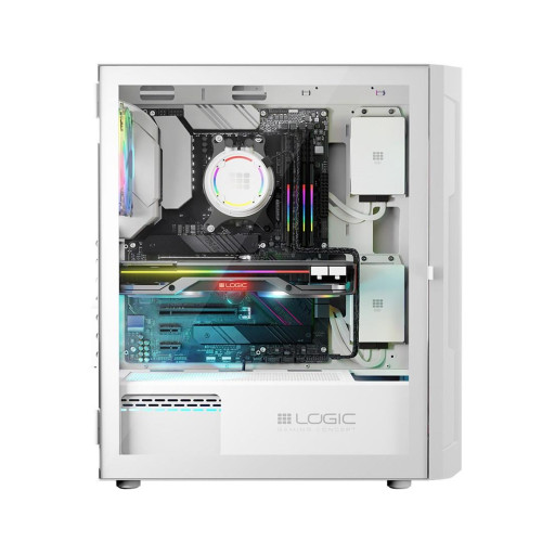 LOGIC OBUDOWA ARAMIS ARGB MIDI USB 3.0 WHITE-9570163