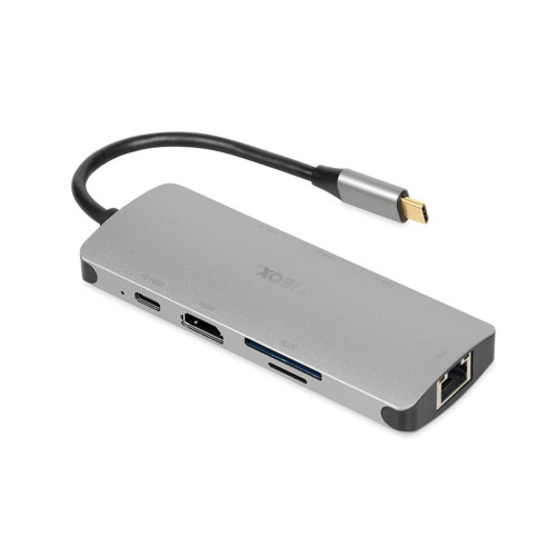 IBOX HUB USB IUH3RJ4K USB3.2 LAN HDMI 4K PD100W-9571479