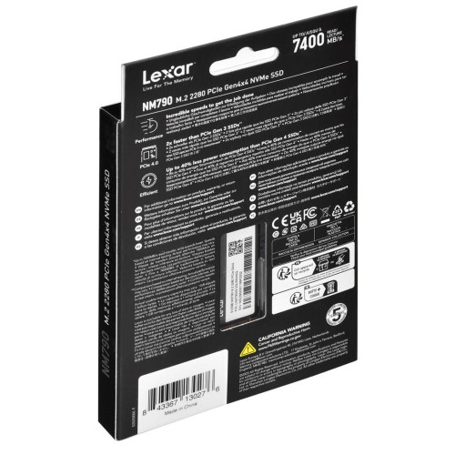 Dysk SSD Lexar NM790 512GB M.2 PCIe NVMe-9604650