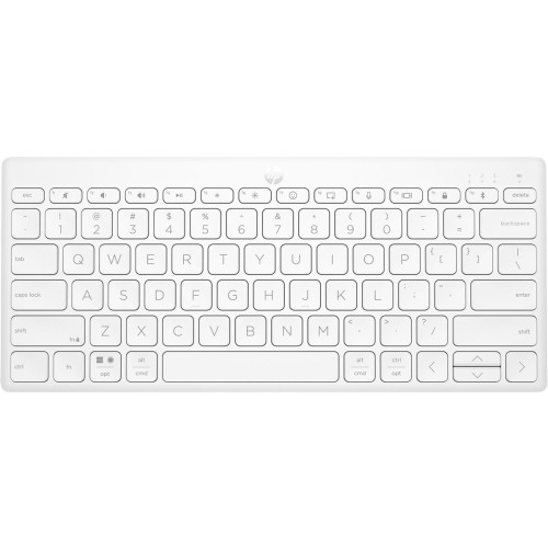 Klawiatura HP 350 Compact Multi-Device Bluetooth Keyboard bezprzewodowa biała 692T0AA-9611127