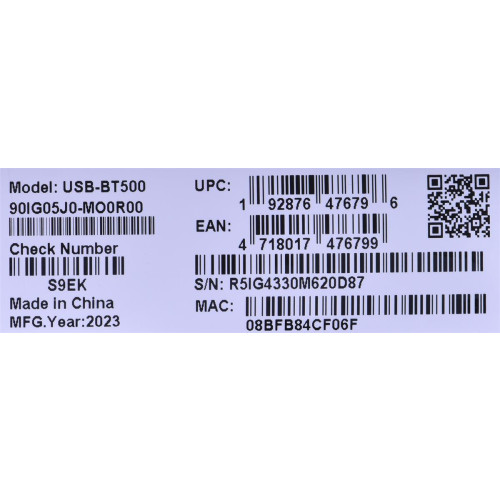 Asus-adapter USB bluetooth 5.0-9621505