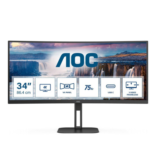 MONITOR AOC LED 34" CU34V5C/BK-9623547