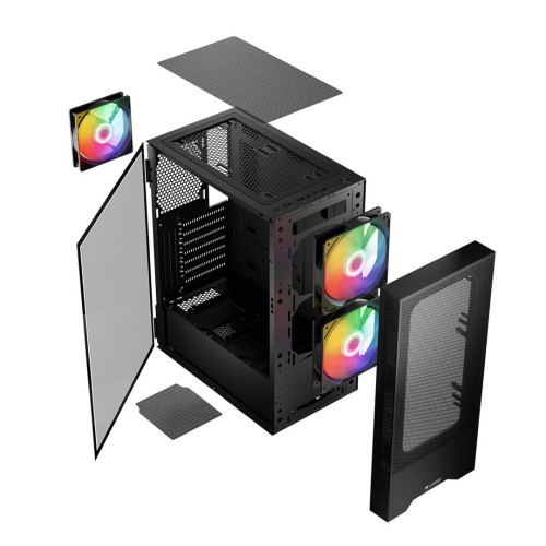 LOGIC OBUDOWA ARYA ARGB MIDI USB 3.0 BLACK-9660728