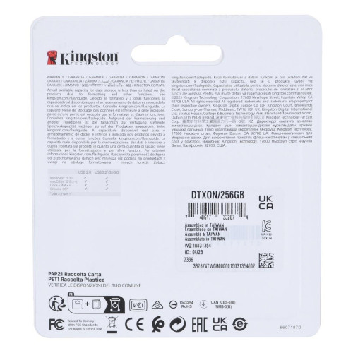KINGSTON FLASH 256GB USB3.2 DataTraveler Exodia Onyx-9674813