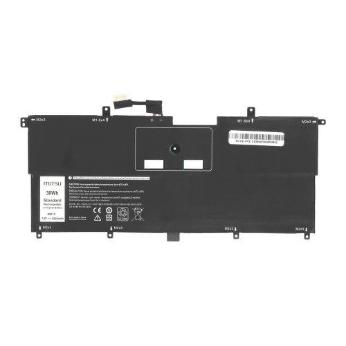 Bateria Mitsu do Dell XPS 13 (9365), 13 (9365-D1805TS)-9678992