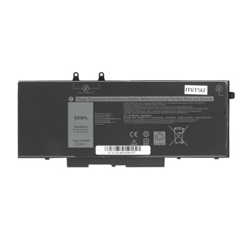 Bateria Mitsu do Dell Latitude 14 (5410), 15 (5510)-9679088