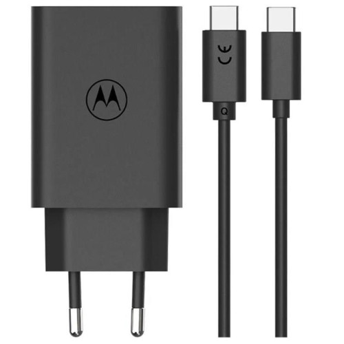 Motorola Charger TurboPower 30W USB-C w/ 1m C-C cable, Black-9686922