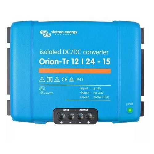 Przetwornica samochodowa Victron Energy Orion-Tr 12/24-15A 360 W (ORI122441110)-9706090