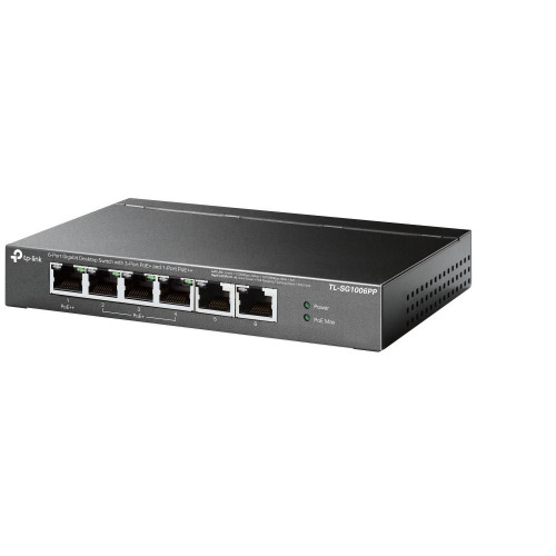 Switch TP-Link TL-SG1006PP Gigabitowy przełącznik typu Desktop, 6 portów, w tym 3 porty PoE+ i 1 port PoE++-9723627