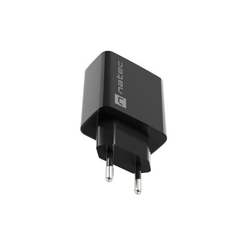 NATEC ŁADOWARKA SIECIOWA RIBERA USB-A 18W CZARNA NUC-2058-9736545