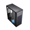 Obudowa Midi Tower Fornax M100B ATX niebiesie wentylatory Czarna-9807214
