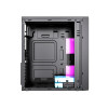 Obudowa Midi Tower Fornax M100B ATX niebiesie wentylatory Czarna-9807216