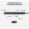 Koncentrator HyperDrive Next 7-Port USB-C Hub HDMI/4K60Hz/SD/RJ45/100W PD Pas-trought -9808956