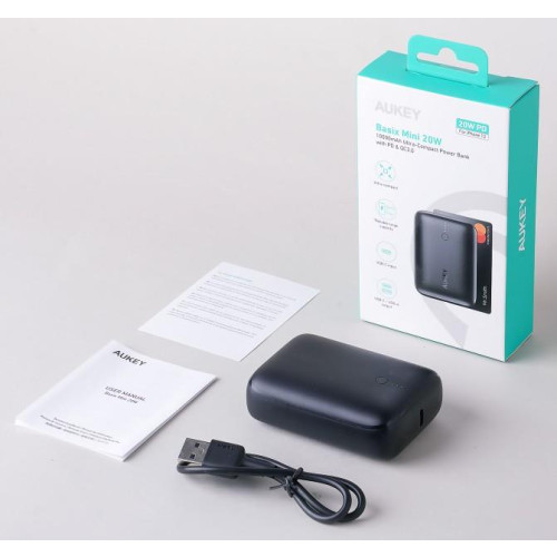 PB-N83S Mini ultraszybki Power Bank 10000 mAh | 22.5W | 2xUSB | Quick Charge 3.0 | Power Delivery PD 3.0 | Fast Charge | Pass-Through Charging-9804727