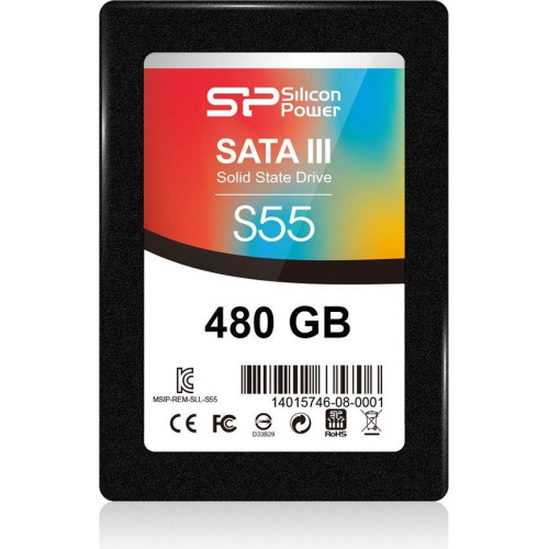 Dysk SSD Silicon Power S55 480GB 2,5" SATA III 560/530 MB/s (SP480GBSS3S55S25)-980654