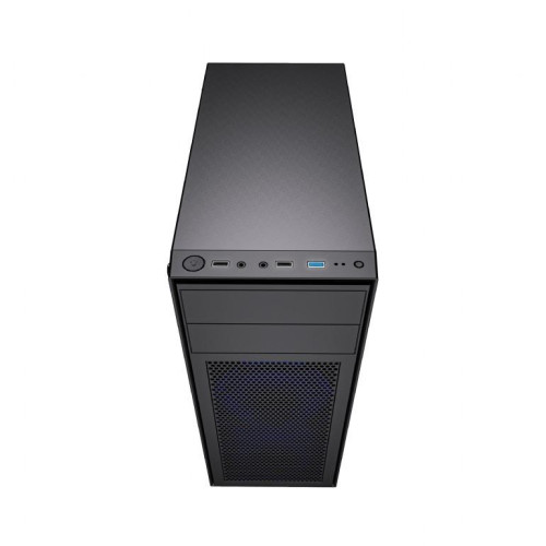 Obudowa Midi Tower Fornax M100B ATX niebiesie wentylatory Czarna-9807212