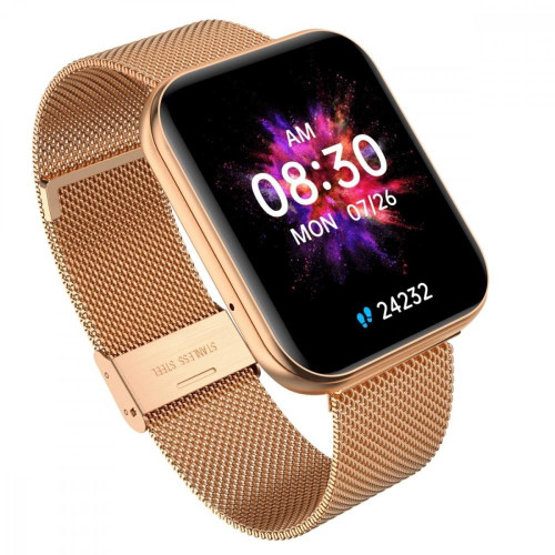 Smartwatch GRC MAXX Złoty stalowy-9807533