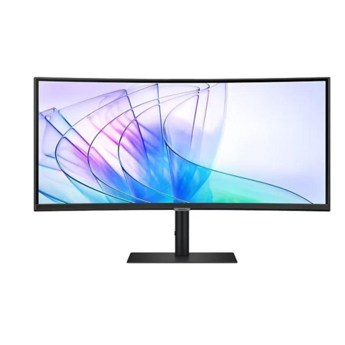 Monitor 34 cale LS34C652VAUXEN VA 3440x1440 UWQHD 21:9 1xHDMI 1xDP 1xUSB-C (90W) 2xUSB 3.0 LAN (RJ45) 5ms HAS Webcam głośniki zakrzywiony 3yrs on-site-9809710