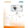 Monitor PRO MP243W 23.8 cala IPS/FHD/5ms/75Hz/Biały-9811064