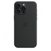 Etui silikonowe z MagSafe do iPhonea 15 Pro Max - czarne-9814746
