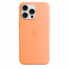 Etui silikonowe z MagSafe do iPhonea 15 Pro Max - pomarańczowy sorbet-9814765