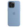 Etui silikonowe z MagSafe do iPhonea 15 Pro Max - zimowy błękit-9814774