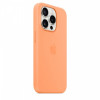 Etui silikonowe z MagSafe do iPhonea 15 Pro - pomarańczowy sorbet-9814811