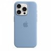 Etui silikonowe z MagSafe do iPhonea 15 Pro - zimowy błękit-9814821