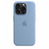 Etui silikonowe z MagSafe do iPhonea 15 Pro - zimowy błękit-9814822