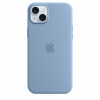 Etui silikonowe z MagSafe do iPhonea 15 Plus - zimowy błękit-9814865
