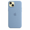 Etui silikonowe z MagSafe do iPhonea 15 Plus - zimowy błękit-9814867