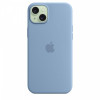 Etui silikonowe z MagSafe do iPhonea 15 Plus - zimowy błękit-9814868