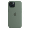 Etui silikonowe z MagSafe do iPhonea 15 - cyprysowe-9814930