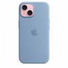 Etui silikonowe z MagSafe do iPhonea 15 - zimowy błękit-9814934