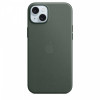 Etui z tkaniny FineWoven z MagSafe do iPhonea 15 Plus - wieczna zieleń-9815433