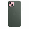 Etui z tkaniny FineWoven z MagSafe do iPhonea 15 Plus - wieczna zieleń-9815434