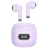 Słuchawki Bluetooth 5.3 TWS IA II LED fioletowe -9817328