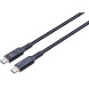 CB-MCC102 nylonowy kabel USB C - USB C | LED | 1.8m | 5A | 100W PD | 20V-9818411