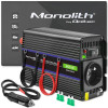 Przetwornica napięcia Monolith 600 MS Wave | 12V na 230V | 300/600W | USB -9818493