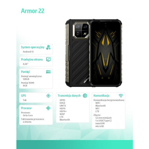 Smartfon Armor 22 6.58