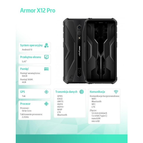 Smartfon Armor X12 PRO 5,45